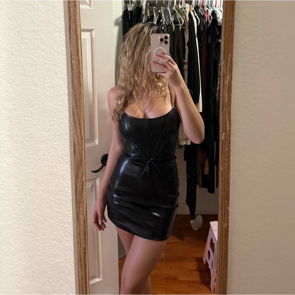 Forever 21 Dresses & Skirts - Faux Leather dress